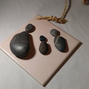 Stone Art Family Design Hanging Plague